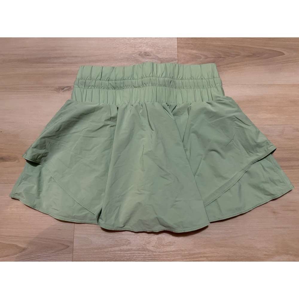 JoyLab Women's High Rise Flowy Skort With Shorts Size Small Green - Picture 6 of 6